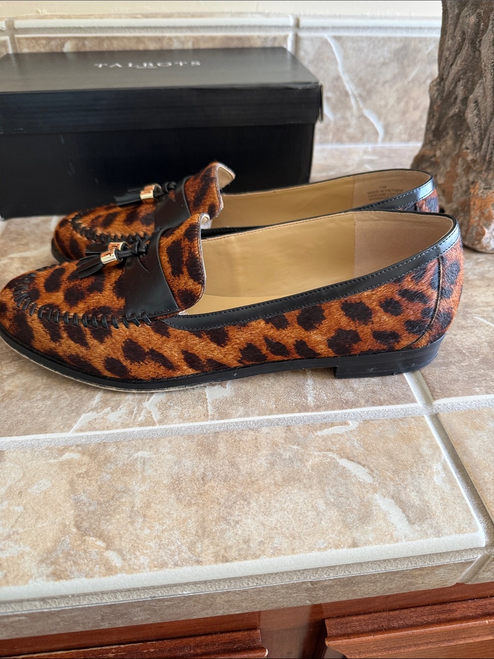 Leopard print loafers - Picture 6 of 11